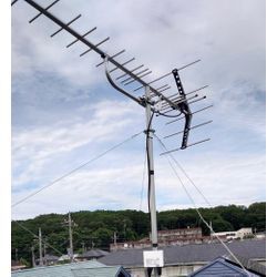 茨城県古河市K様地デジアンテナ修理の画像1