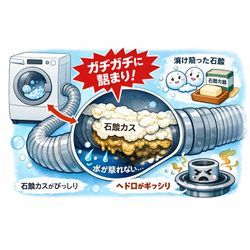 ドラム式・縦型洗濯機に「洗濯石鹸」は使っても大丈夫？の画像1
