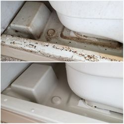 市販カビ取り剤でも🙅ダメでした💦　お風呂のクリーニング🛀の画像3