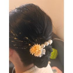 可愛い💕お宮参り(タイトシニヨン)の画像2