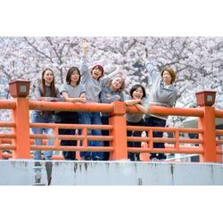 満開の桜の下で記念撮影📸の画像2