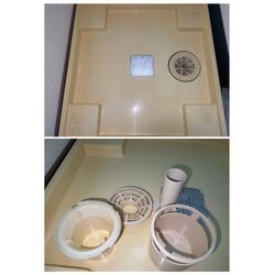 台東区 洗濯機 排水口詰まり除去！の画像2