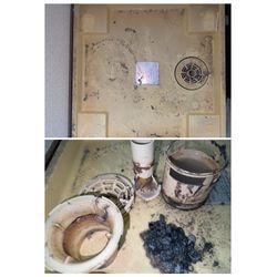 台東区 洗濯機 排水口詰まり除去！の画像1