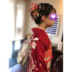 美容師によるお着付けヘアセットの画像2