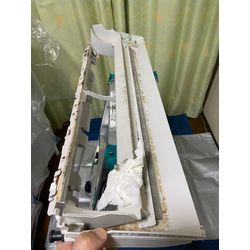 【大田区】シャープ AY-N22X-W エアコンクリーニング｜吸い込まれたティッシュを救出しましたの画像1