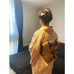 25/11/22 七五三　お母さま　鎖骨くらいまでの長さの画像2