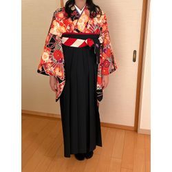 大学卒業🎓袴にハーフアップの画像3