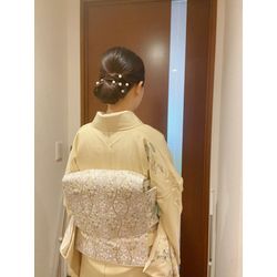 25/11/23 七五三　お母さま　鎖骨上くらいの長さの画像3