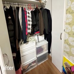 ＼(^-^ )整理収納〜クローゼット〜の画像2