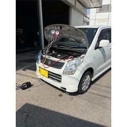 ワゴンRにガスチャージの画像1