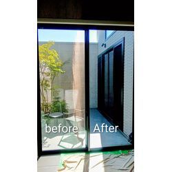 🪟窓ガラス遮熱フイルム施工の画像1