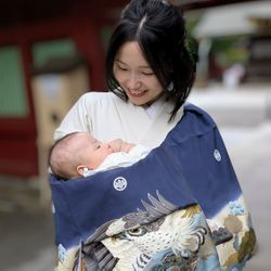 家族の歴史を繋ぐお宮参り着付け👘の画像1