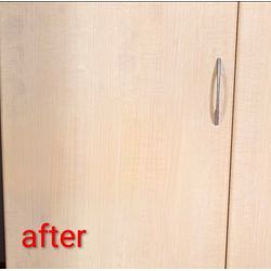 クローゼット扉　えぐれ補修の画像2