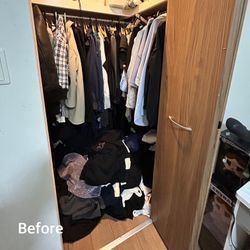 ＼(^-^ )整理収納〜クローゼット〜の画像1