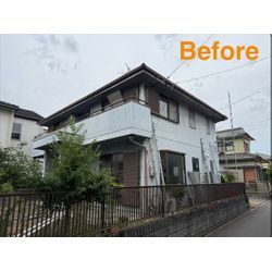 ジョリパッド「校倉仕上げ」でベランダ外壁を高級感あるアクセントにリニューアルの画像1