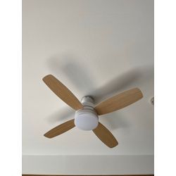 東京都江東区　シーリングファン　照明取り付けの画像1