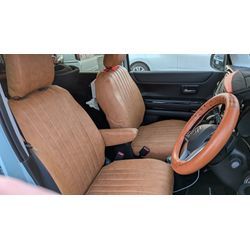 施工実例　ハスラー（ＭＲ９２Ｓ）　シートカバー取り付け　口コミ付きの画像1