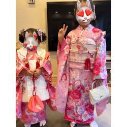 可愛い姉妹の七五三👭(ハーフアップとツイン)の画像3