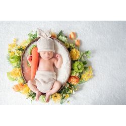 【黄色系】ニューボーンフォトお花のお色目見本の画像1