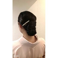 入園式ママの着付&和装タイトシニヨンヘアセットの画像2