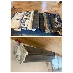 一宮市　三菱霧ヶ峰（MSZ-ZW715S-W）お掃除機能付き2016年製を完全分解洗浄いたしましたの画像3