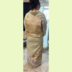 【訪問着・二重太鼓】5/24 お宮参りの着付けと簡単ヘアアレンジをさせていただきました【簡単ヘアアレンジ】の画像2