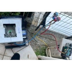 東京都大田区　Panasonic エアコンガス漏れ修理の画像2