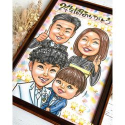 『結婚式の両親贈呈品』のご紹介✨【画像あり】〜愛知の似顔絵屋さんのブログ〜の画像2