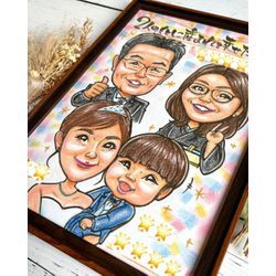 『結婚式の両親贈呈品』のご紹介✨【画像あり】〜愛知の似顔絵屋さんのブログ〜の画像3