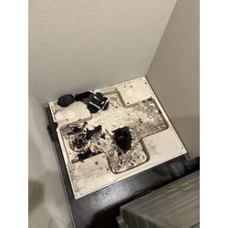 府中市　洗濯機排水口詰まり除去！の画像2