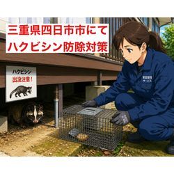 三重県四日市市にてハクビシン駆除防除対策を行いました。の画像1