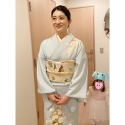 25/12/21 お宮参り訪問着　シニヨンの画像1