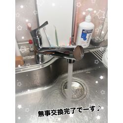 台所水栓交換行きまーすの画像3
