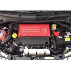 アバルト　エアコンガス漏れ修理の画像1