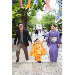 松陰神社での七五三撮影の画像1