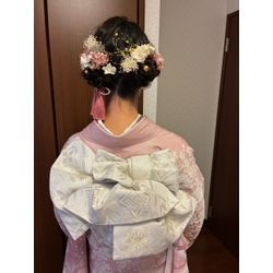 振袖前撮り　ツインお団子ヘアの画像3