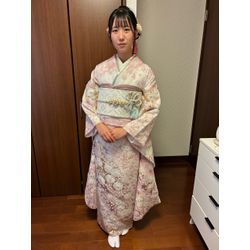 振袖前撮り　ツインお団子ヘアの画像1