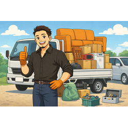 本日は 足利市にて引っ越し作業と不要品回収 を行いました。の画像1