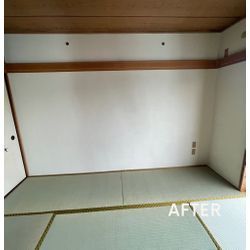 東京都　東久留米市　事務砂壁塗装施工の画像2