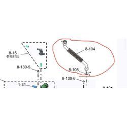 【SHARP ES-W114】ホースの亀裂による泡漏れ事例と部品交換のご提案の画像1