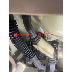【SHARP ES-W114】ホースの亀裂による泡漏れ事例と部品交換のご提案の画像3