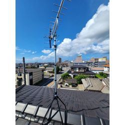 茨城県神栖市 Z様邸｜屋根上の八木式アンテナを新品に交換！📡の画像1