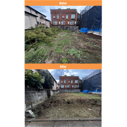 【世田谷区】建築予定地の除草作業　2025年9月19日の画像1