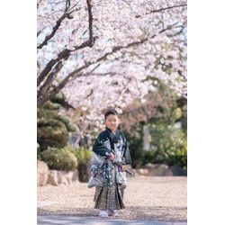 七五三♡羽織袴着付けと友だちのヘアセットの画像1