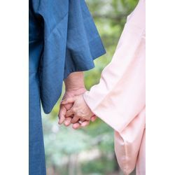 梅×お城×着物、カップルフォトの画像2