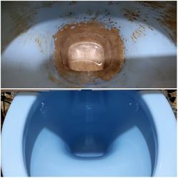 🚾特殊洗剤（届け出必）を利用した。トイレの尿石おとし😱の画像1