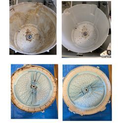 タテ型洗濯機クリーニング　SHARP　穴なし洗濯槽の画像2