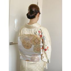 25/11/30 披露宴　訪問着　ロング　ツルンとしたシニヨンの画像2