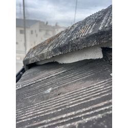 モニエル瓦を漆喰の画像3