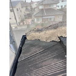 モニエル瓦を漆喰の画像1